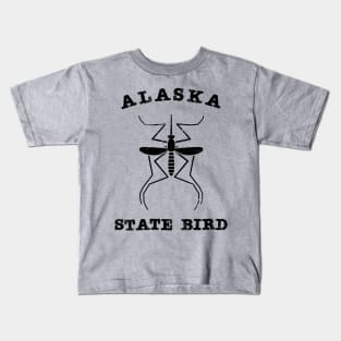 Mosquito Alaska State Bird Kids T-Shirt